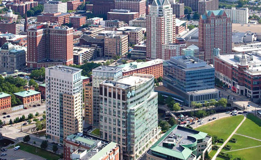 Capital Center in downtown Providence, RI